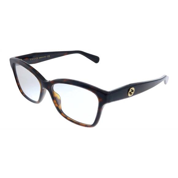 NEW GUCCI cat-eye acetate eyeglasses in havana - Picture 1 of 3
